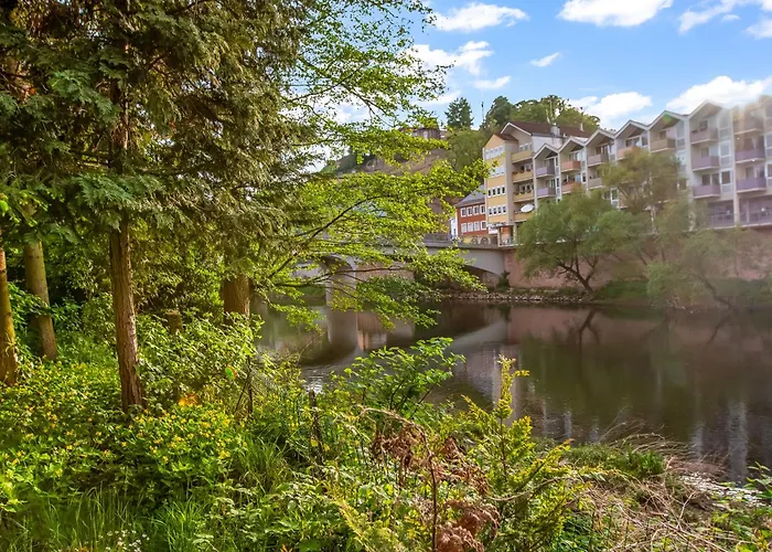 I Altstadtvilla Mit Garten Direkt Am Wasser Mit Parkplatz Bad Kreuznach